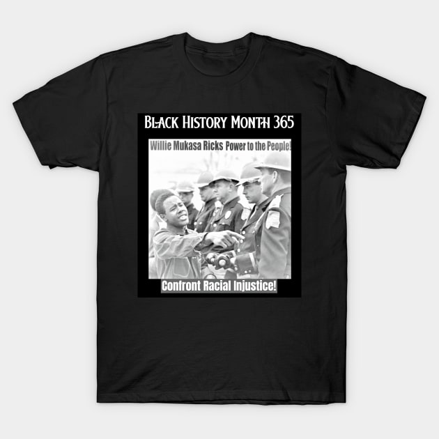 Willie Ricks Confronting Racial Injustice During Civil-Rights Movement T-Shirt by Black Expressions